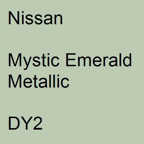 Nissan, Mystic Emerald Metallic, DY2.